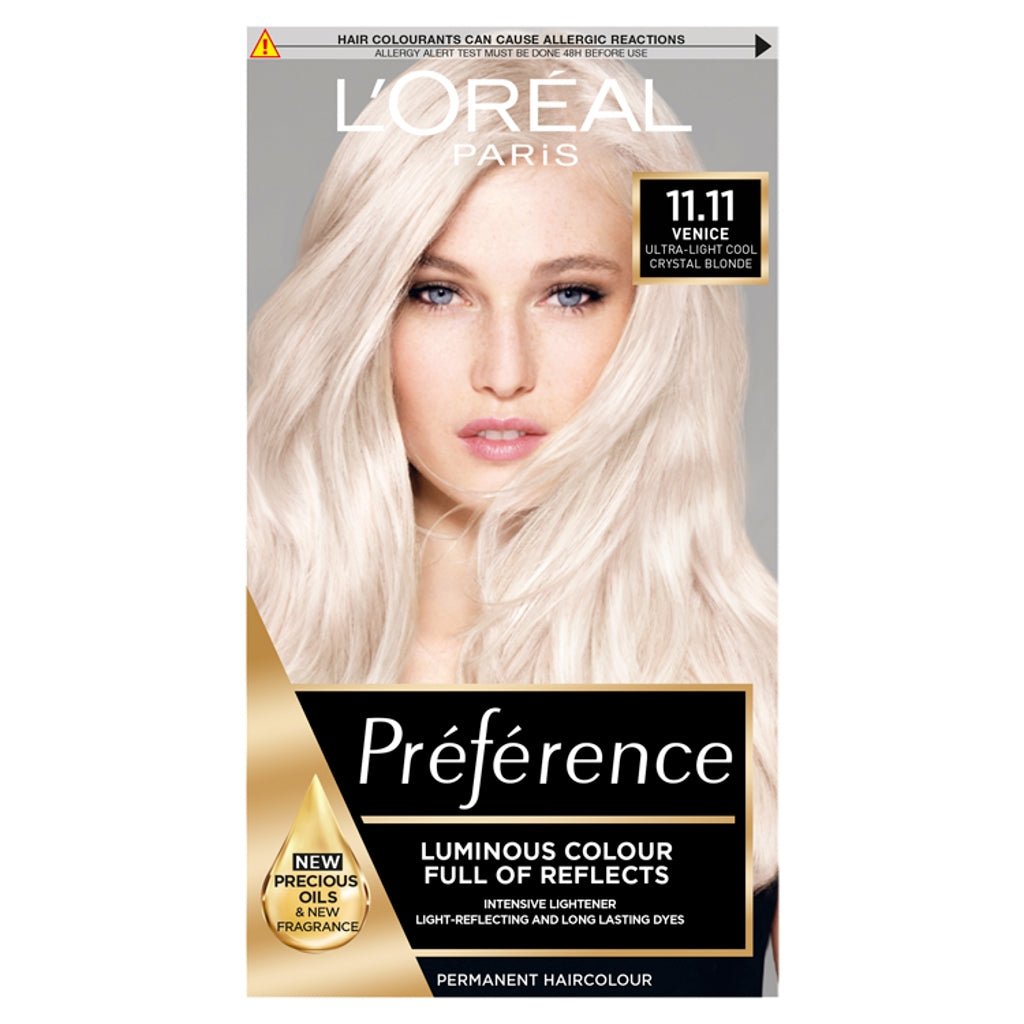 L'Oreal Preference 11.11 Le Blonding Ultra Light Cool Crystal Blonde ...