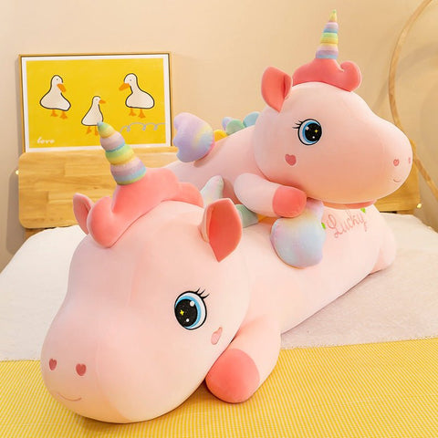 Pink Unicorn Plush Toys Body Pillows