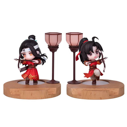 Mo Dao Zu Shi Cang Mei Er Chibi Wei Wuxian and Lan Wangji Lotus Boat  Individual Can Badge Wei Wuxian