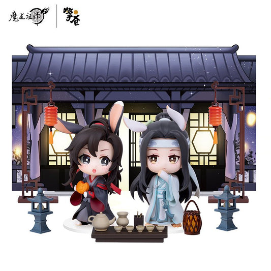 Mo Dao Zu Shi Cang Mei Er Chibi Wei Wuxian and Lan Wangji Lotus Boat  Individual Can Badge Wei Wuxian