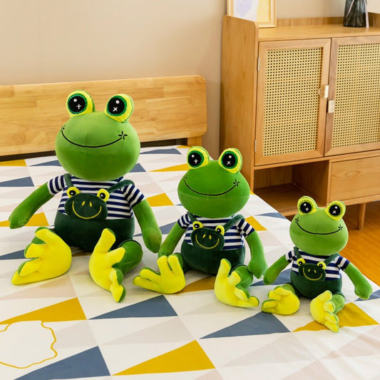 Cute Green Frog Plush Toy Stuffed Animal – 42shops