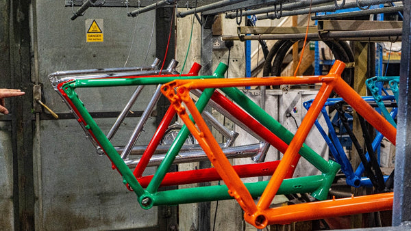 Bowman Coloured Bike Frames 