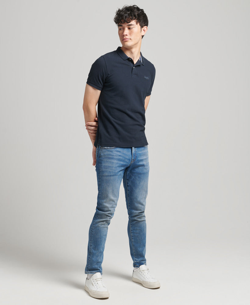 Men's Organic Cotton Classic Pique Polo Shirt - Eclipse Navy – Superdry  Malaysia