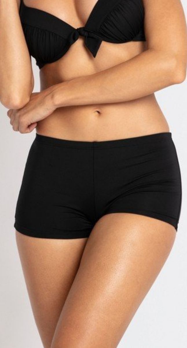 Swim Leggings - Cropped - Black – Suncheeter Australia