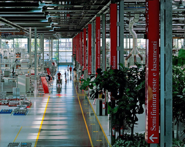 Ferrari green plants factory