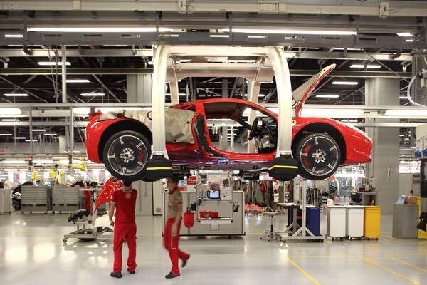 Ferrari green factory