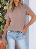 Round Neck Short Sleeve T-Shirt