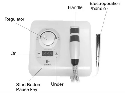 Portable Cryo Electroporation Mesotherapy Skin Cool