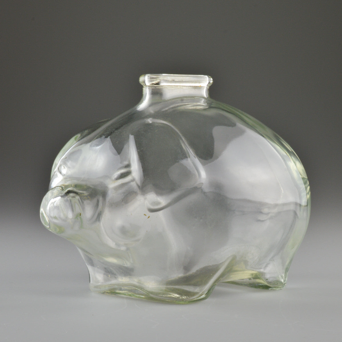 glass piggy bank