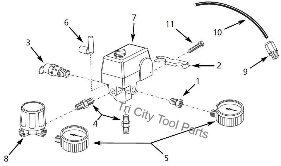 pressure switch parts