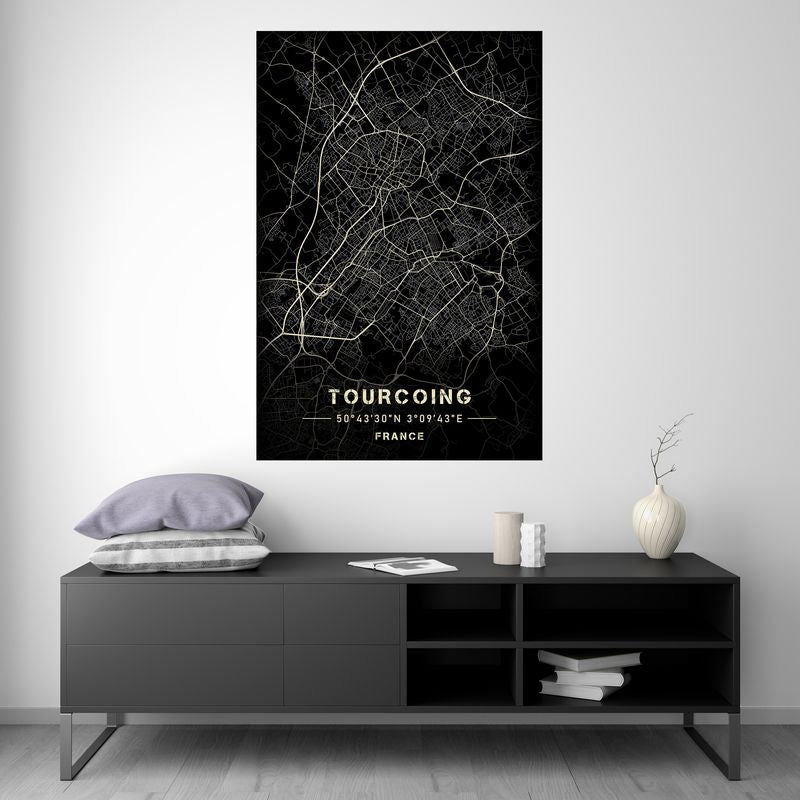 Tourcoing - Carte Noir et Blanc