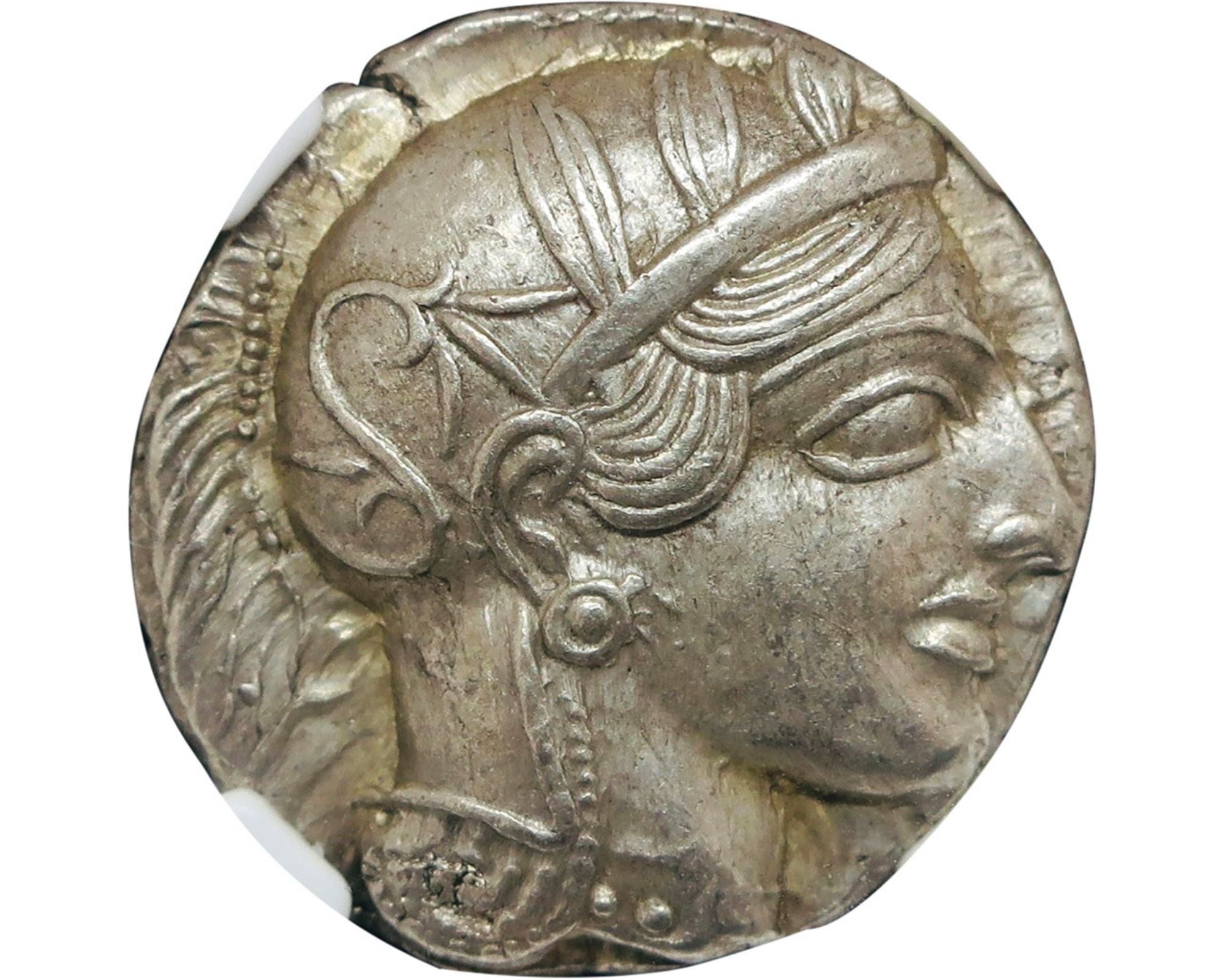 古代ギリシャ アテネ テトラドラクマ銀貨 フクロウ (BC440-404