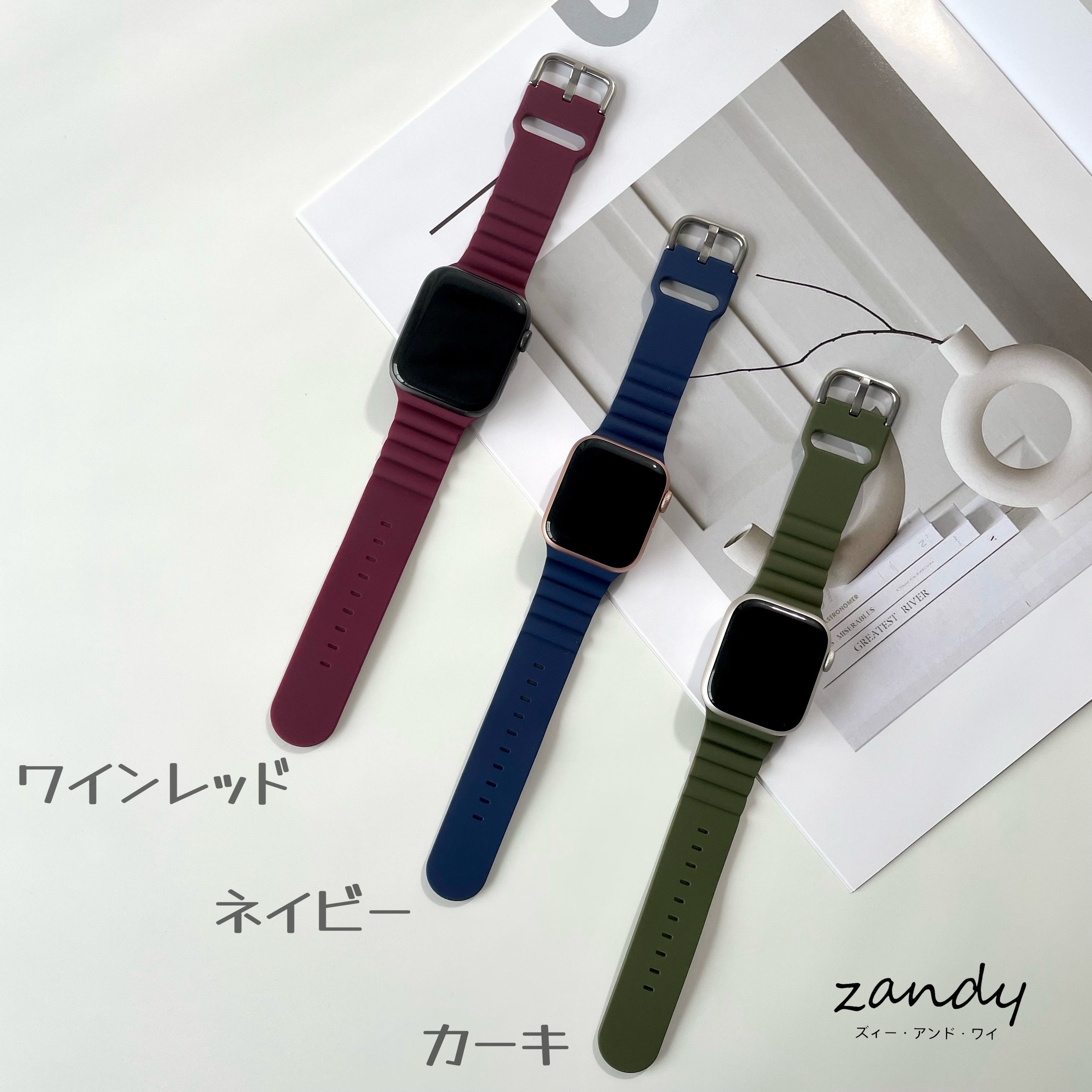 最大94％オフ！ アップルウォッチ バンド ベルト シリコン 38mm 女性 ワインレッド