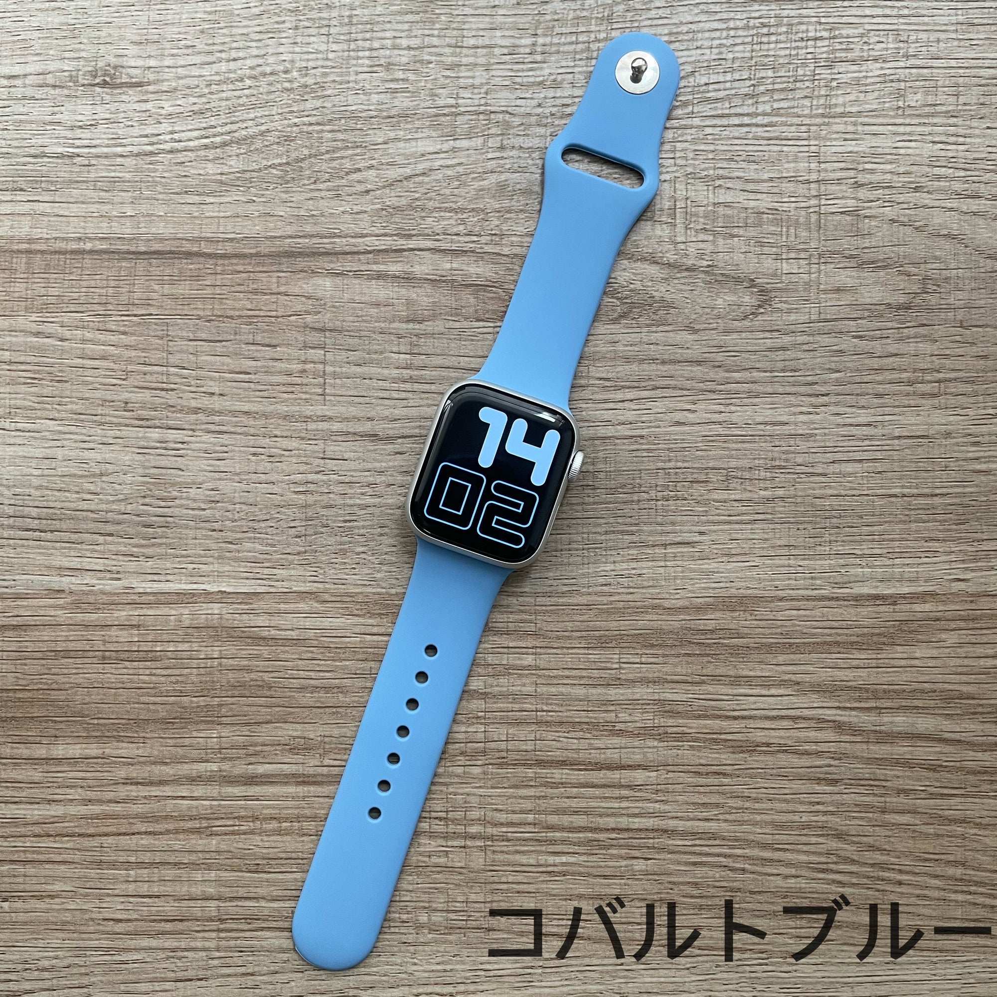Apple Watch プラスチックバンド 38 40 41mm グリーン - その他