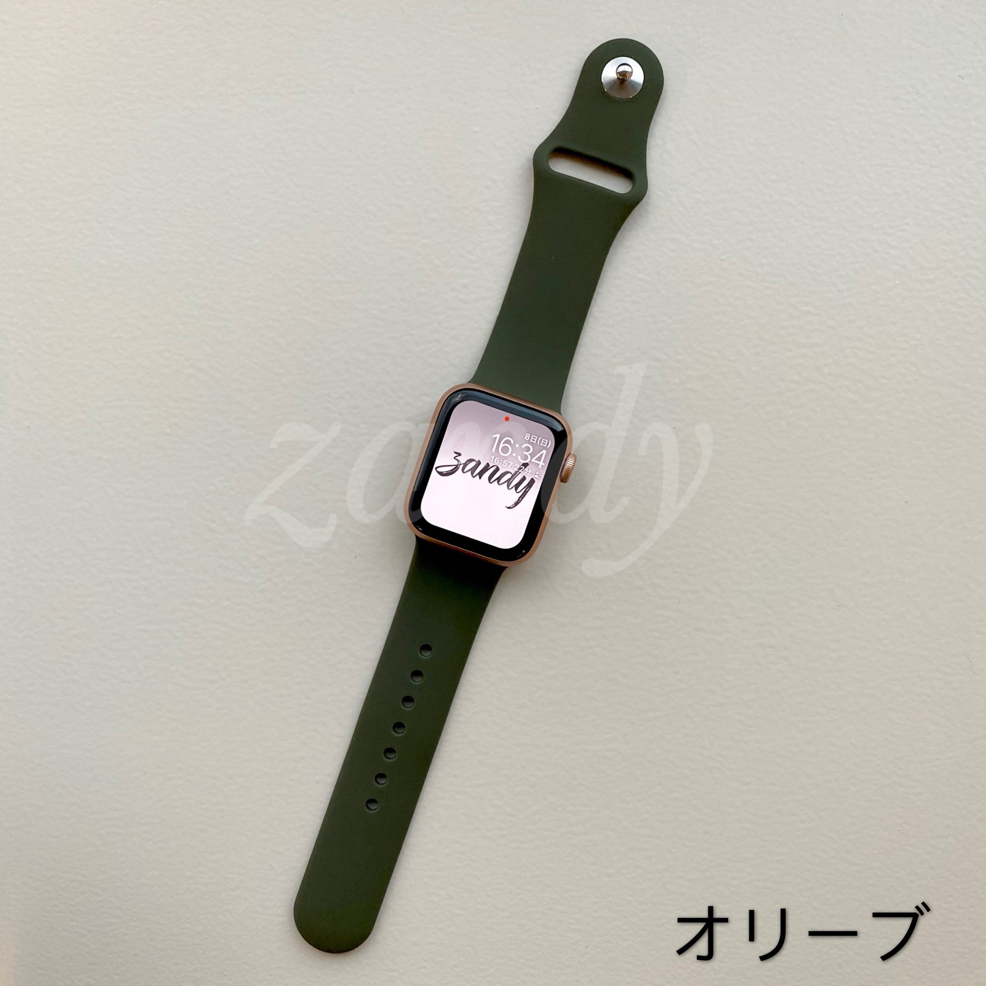 限定品 純正 未開封 Apple Watch スポーツバンド 45mm オリーブ i9tmg ...