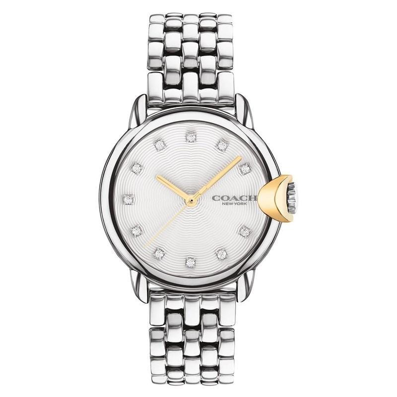 Coach Arden Stainless Steel White Dial Women's Watch - Brilliant Co