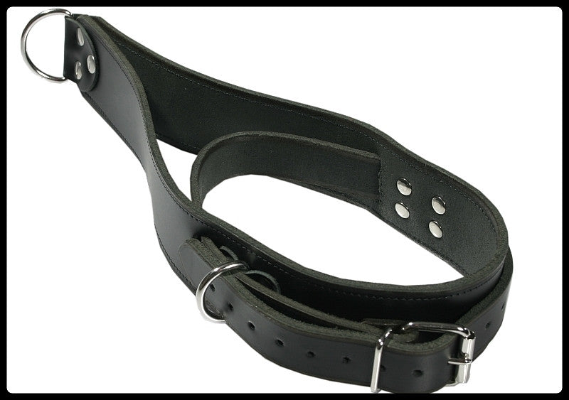 Collar, Leather, O-Ring, Adjustable – The Black Room Las Vegas