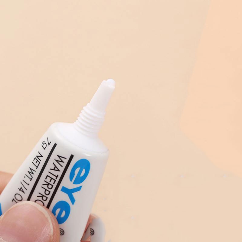 Pleasunch False Eyelash Glue Waterproof Eye Lash Cosmetic Tools False Eyelashes Makeup Adhesive Clear-white Dark-black Korean Hot
