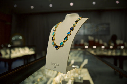 Photo of blue stone necklace from Gurhan
