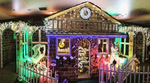 gingerbread house at the Fairmont Olympic Hotel