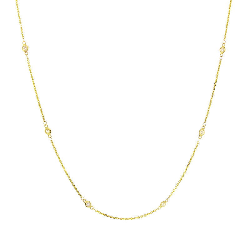 Diamonds by the Yard 14K Yellow Gold Necklace – Fox's Seattle ...