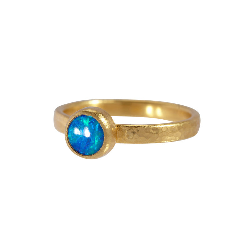 Gurhan One-of-a-Kind Round Opal Ring