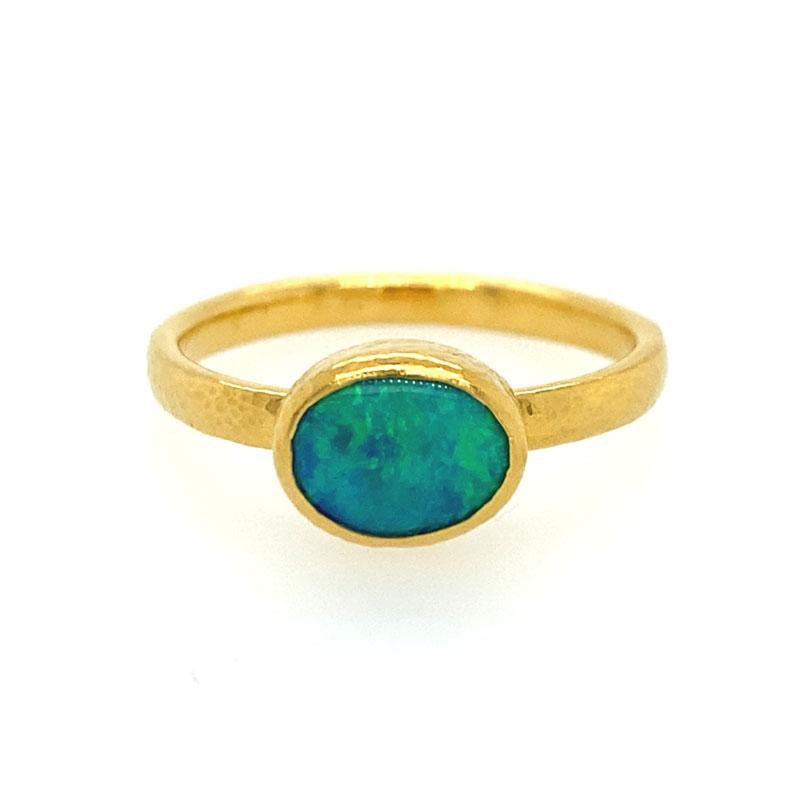 Gurhan One-of-a-Kind Oval Opal Ring
