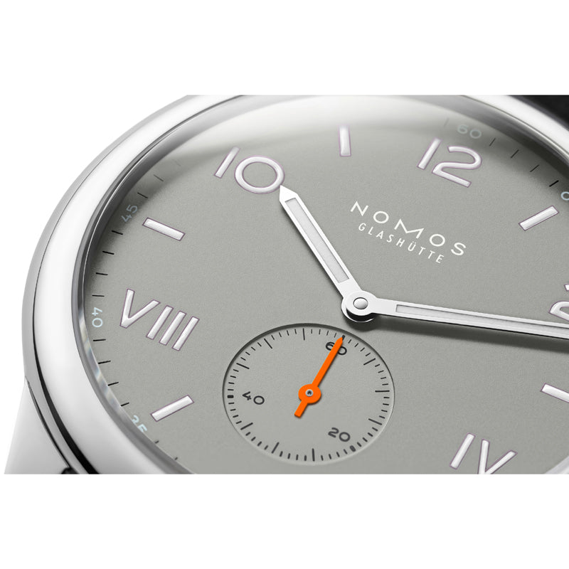 Nomos Club Campus 38 Absolute Gray Stainless Steel Ref. 727