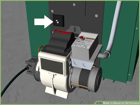 How to bleed an oil furnace step 1 turn on reset cycle