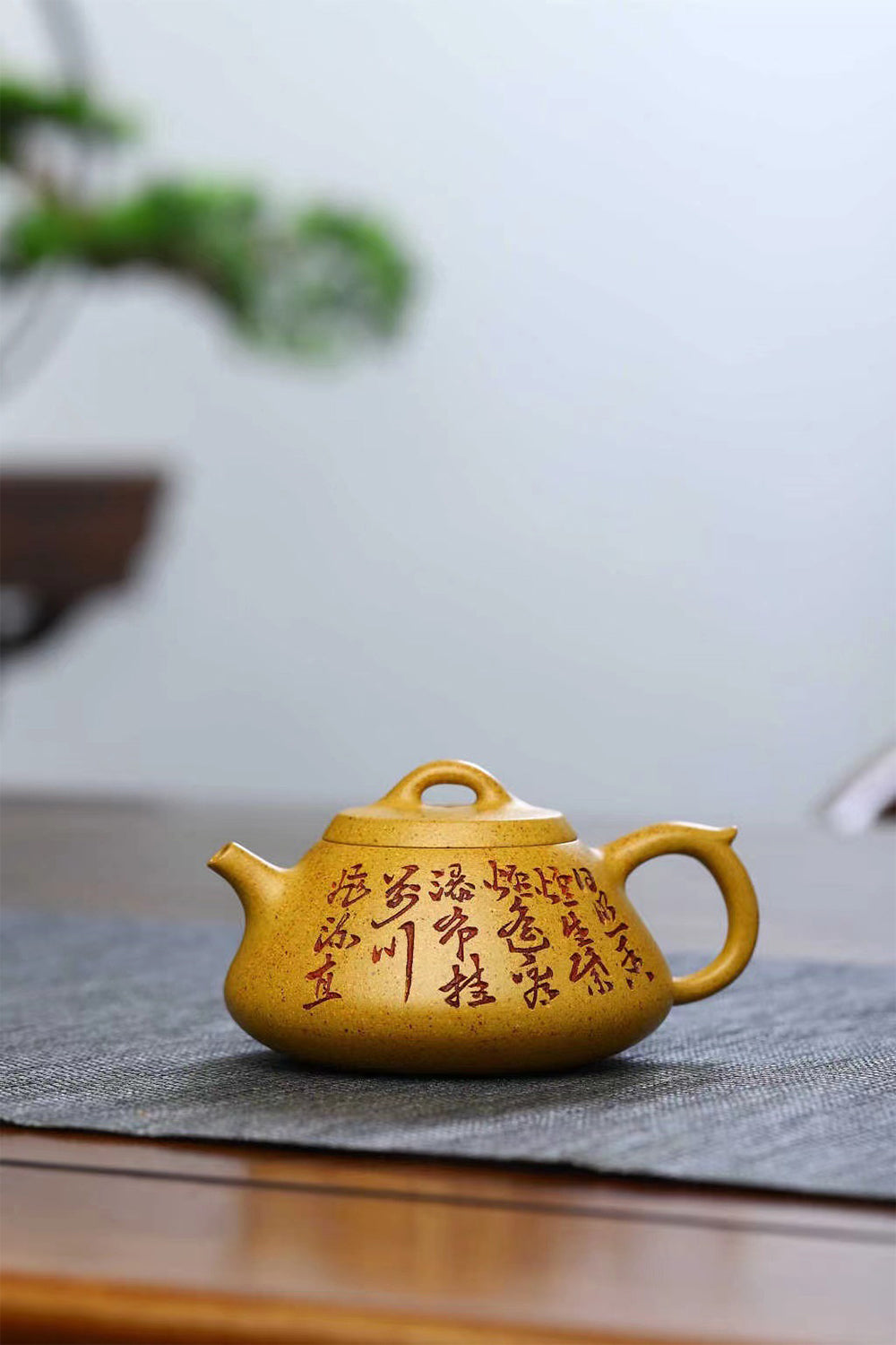 新作モデル 中国茶 茶道具 供春提梁 黄段泥 宜興急須 紫砂 新品未使用