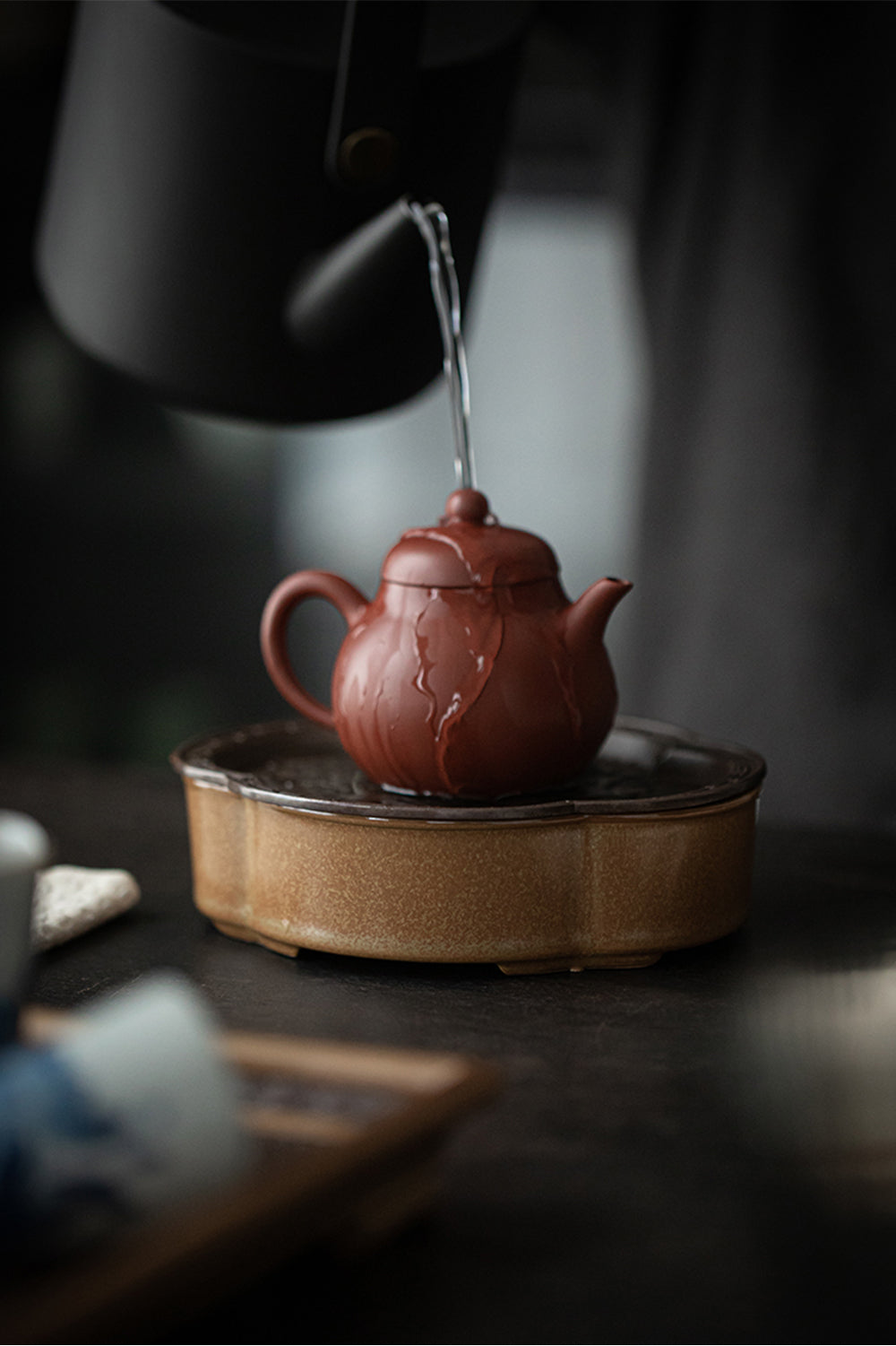 宏禧督製 台湾茶器 紫砂茶壺 茶器 急須 茶道具 - 陶芸