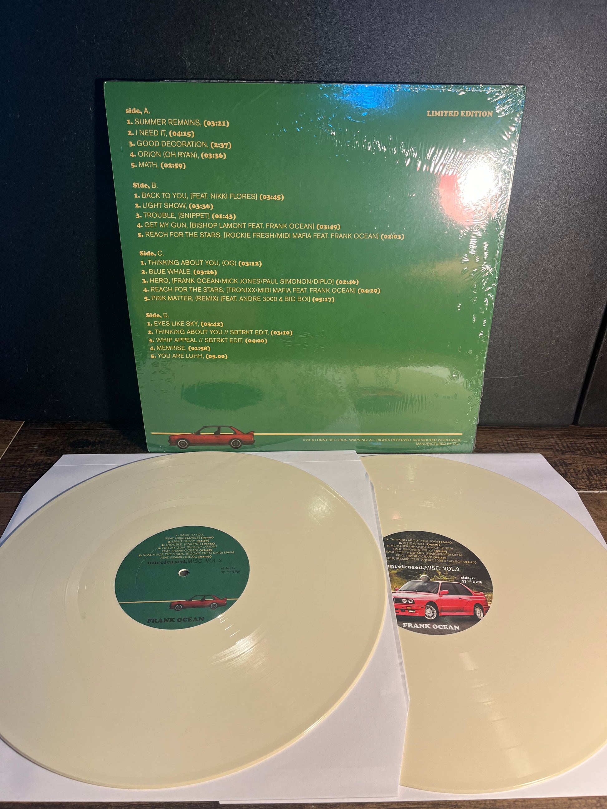 Frank Ocean Unreleased,Misc Vol3 2LP editorial.unju.edu.ar