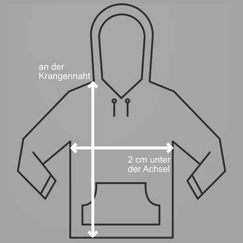 Größe Hoodie