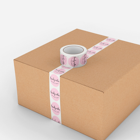 custom company tape box