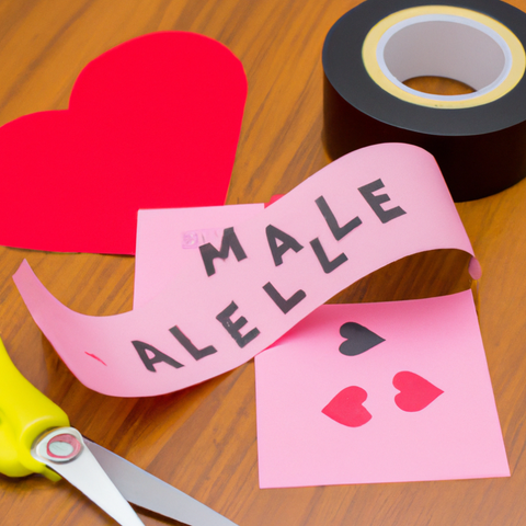 Arts and Crafts Valentines Adhesive Tape