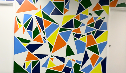 Paint Wall Mural Art Modern Geometric Elegant