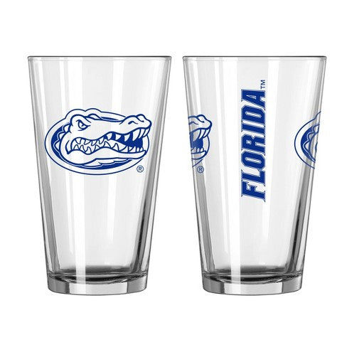 Florida Gators 16 Oz. Gameday Pint Glasses Set