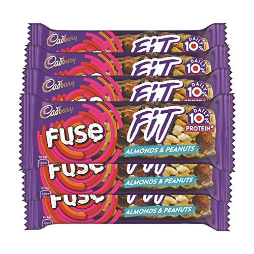 Cadbury Fuse Fit Snack Bar with Almonds & Peanuts, 6 x 40 g – Shahi Feast