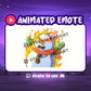 Snowman Rage Twitch Emote animiert – StreamVisuArt