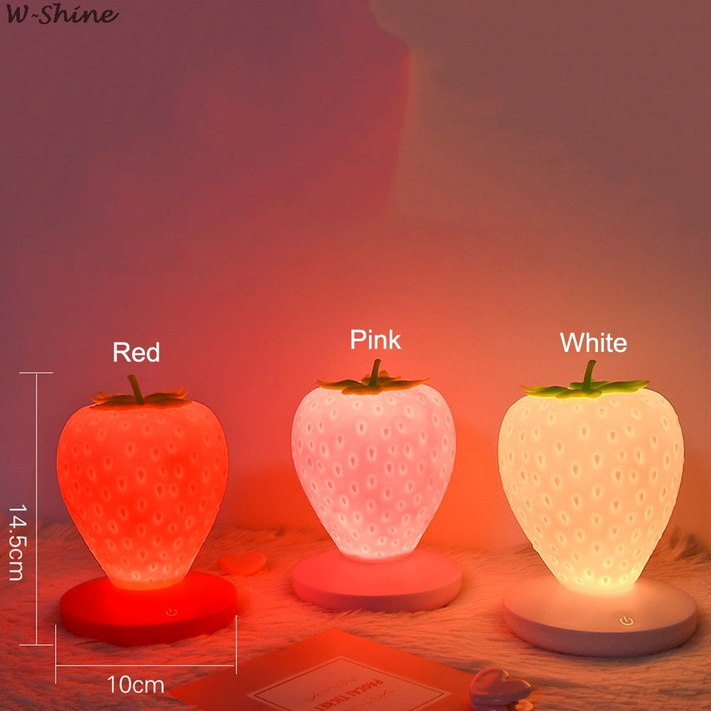 strawberry led lamp