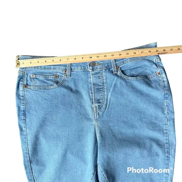 The Vintage Success - Levi's Blue Retro Style Wedgie Skinny High Rise Raw  Hem