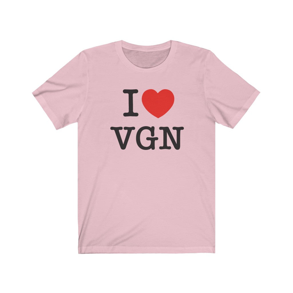 I Heart VGN Unisex T-Shirt