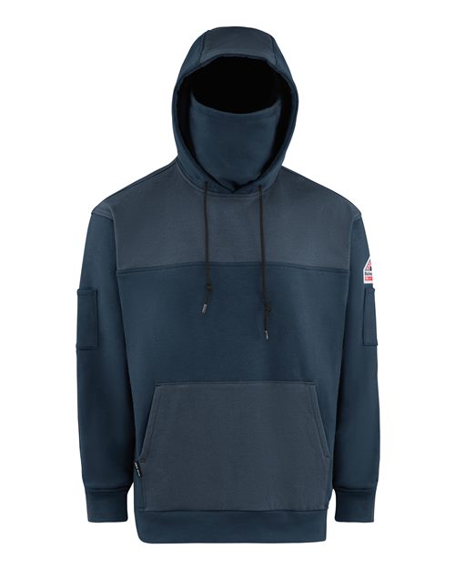 Bulwark Flame Resistant Fleece Hooded Sweatshirt SMM4 Plus Size