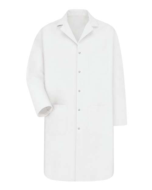 Red Kap Gripper Front Lab Coat - Long Sizes KP18L