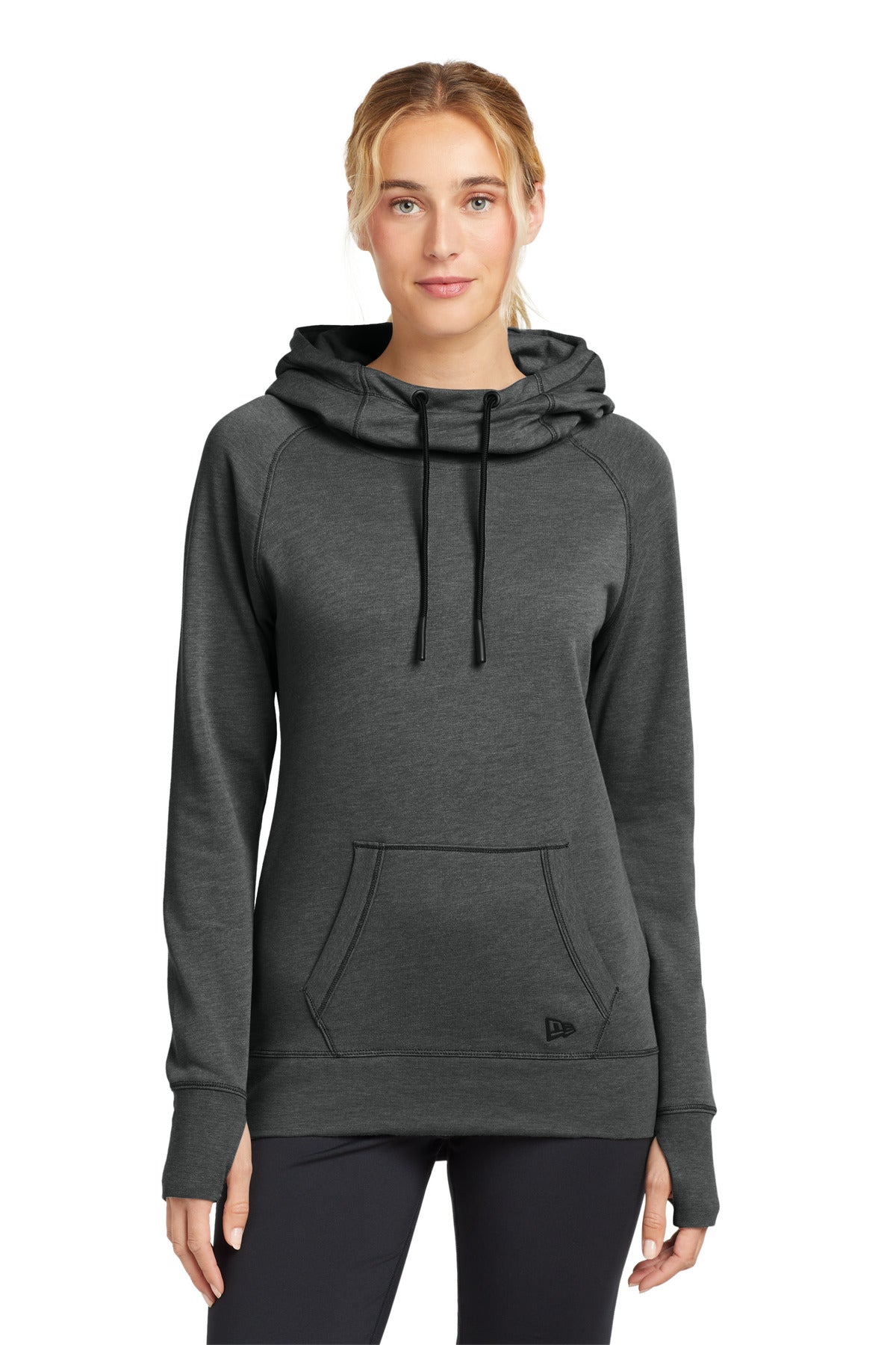New Era  ®  Women's Tri-Blend Fleece Pullover Hoodie. LNEA510 Plus Size