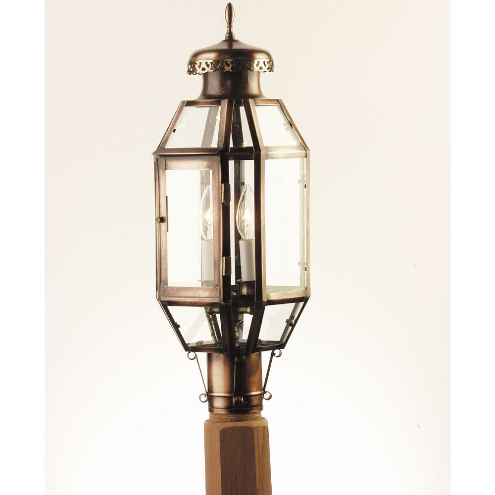 238P Beacon Hill Series - Post Copper Lantern