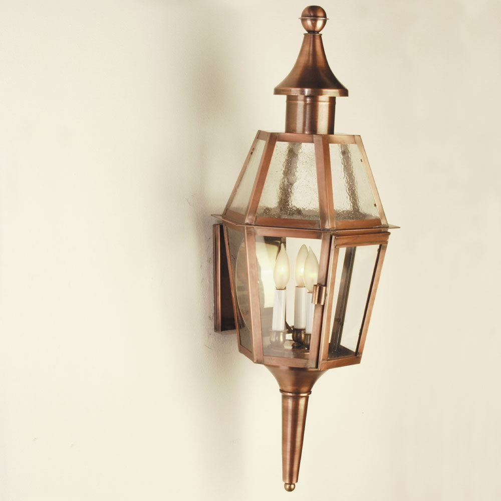 238P Beacon Hill Series - Post Copper Lantern