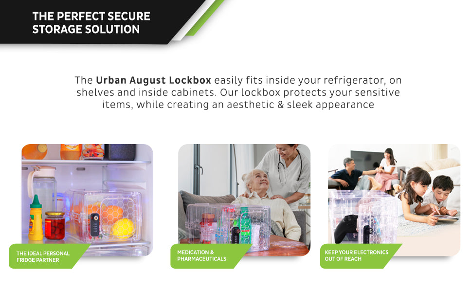 Urban August: Best Medicine & Refrigerator Lock Box with Dual Lock