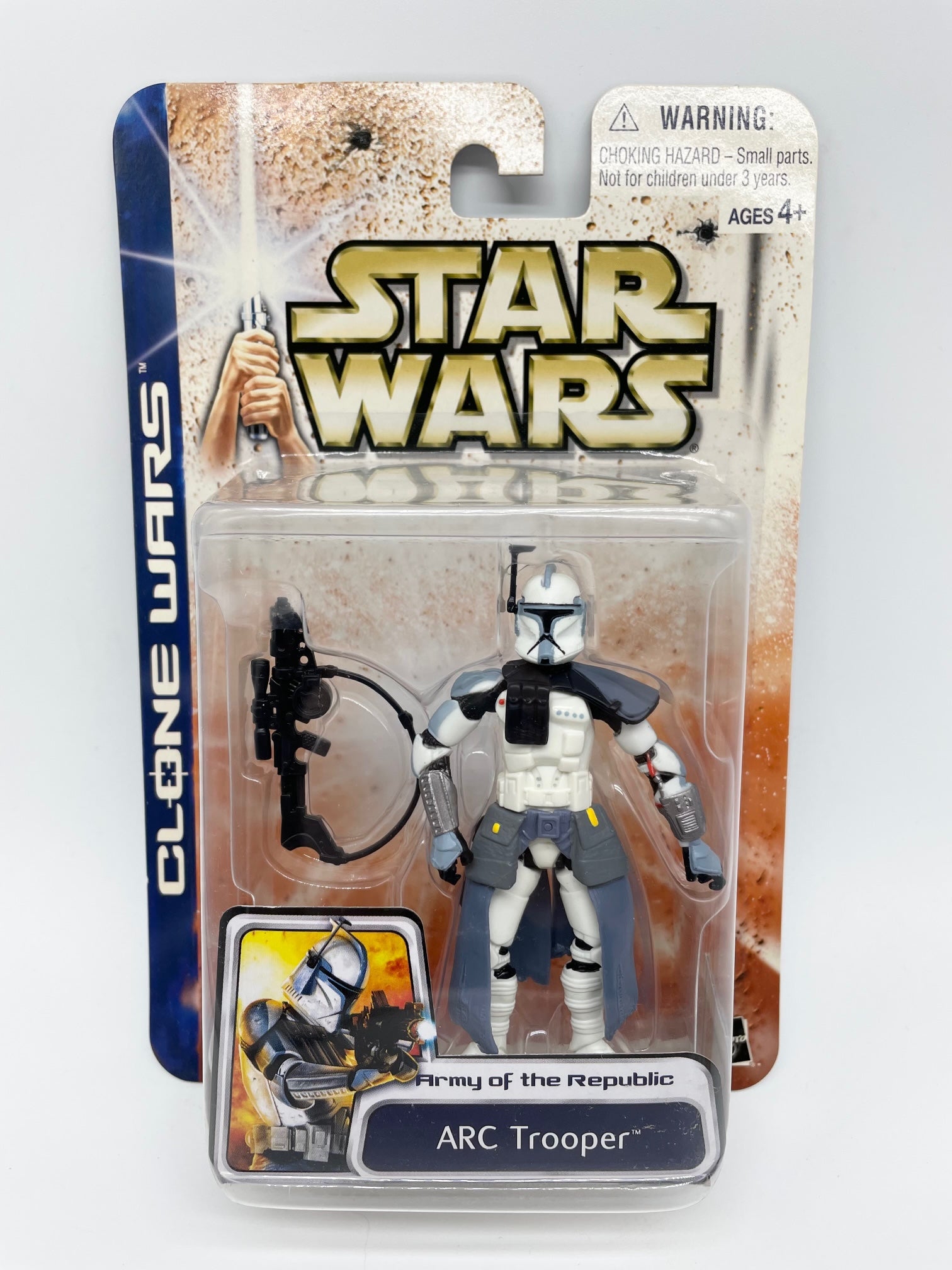 Clone Wars Cartoon Network ARC Trooper Figure, Hasbro 2005 – The