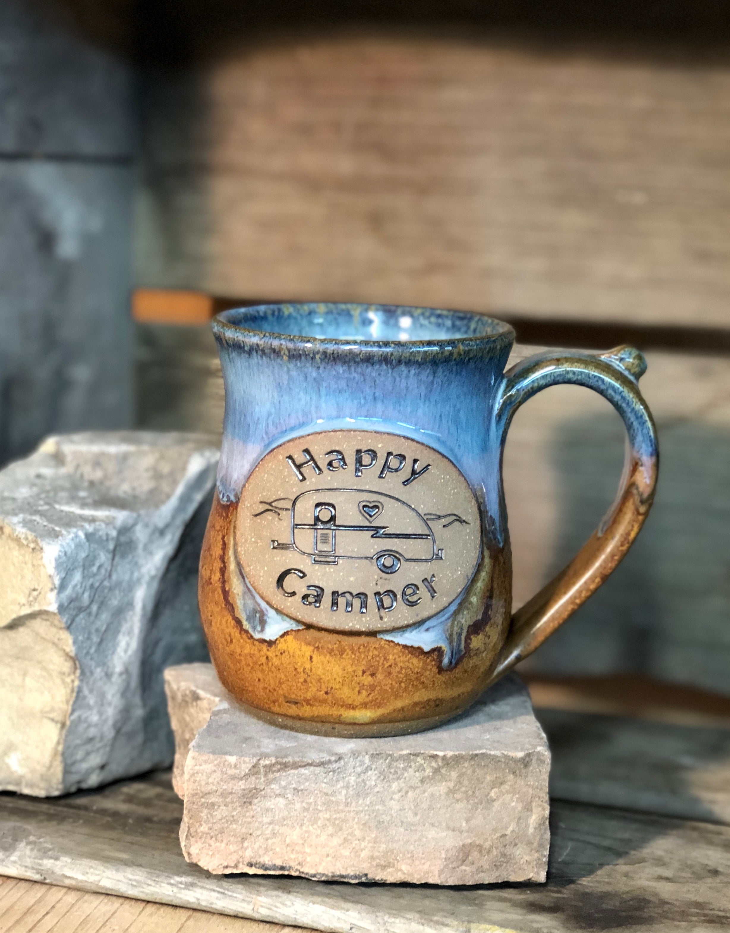 happy camper mug life is good